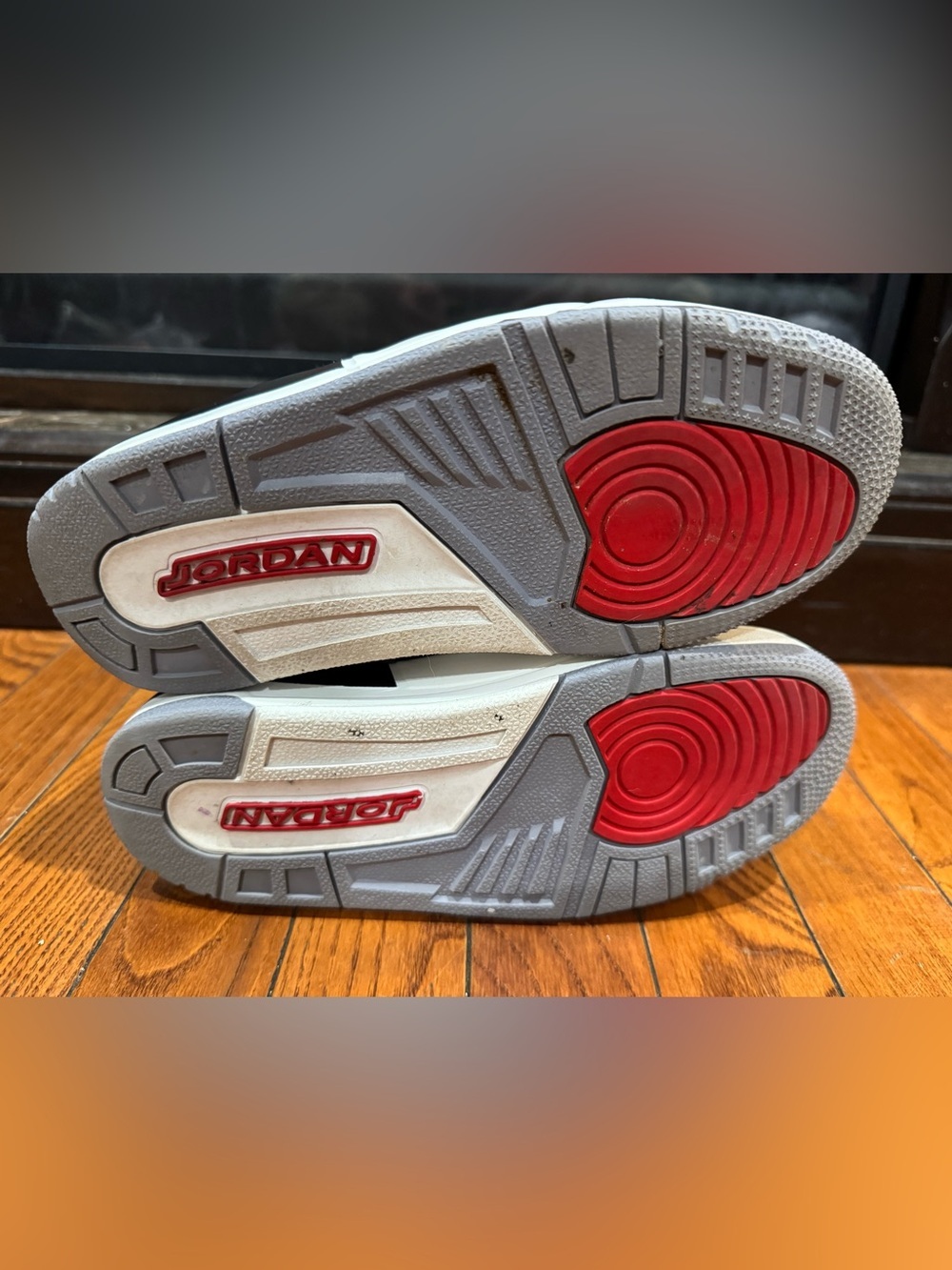 Jordan Red and Black Retro Low-Top Sneakers - Picture 8 of 9